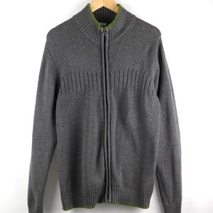 Columbia Knit Zip Up Sweater